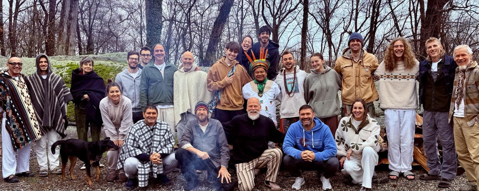 Community group photo outdoors